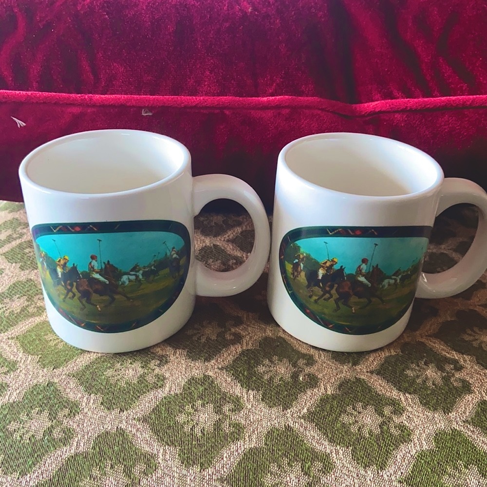 RALPH LAUREN limited edition Mugs Equestrian Horses